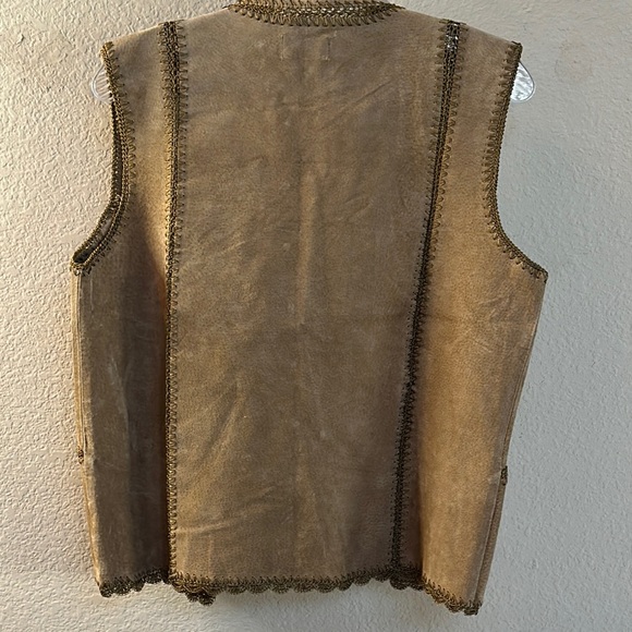 Coldwater Creek Brown Suede Vest - Picture 5 of 6